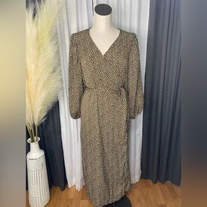 Brown/taupe kimono dress